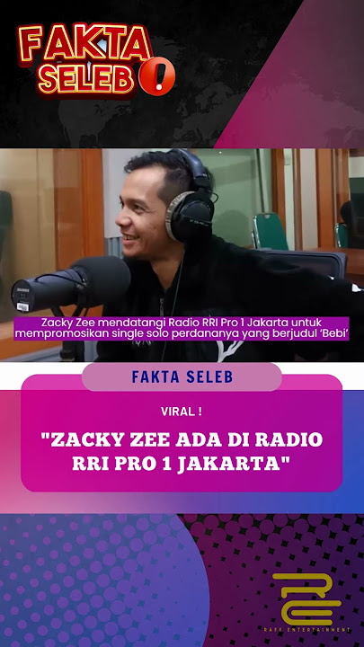 Main Ke Radio Rri Pro 1 Jakarta, Zacky Zee Bahas Lagu ‘Bebi’ Hingga Ngomongin Kuliner Palembang
