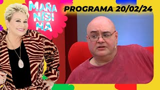 MAÑANÍSIMA - PROGRAMA 20/02/24 - CARMEN MANO A MANO CON JORGITO, HIJO DE SU GRAN AMOR JORGE PORCEL