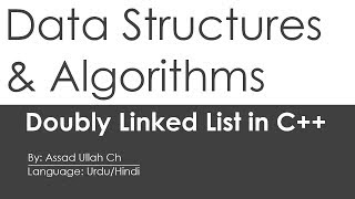 Doubly Linked List: Creating the Very First Node Urdu/Hindi Part 1/4