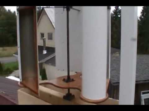 How To Make A Vertical Axis Wind Turbine: Part 4 - YouTube