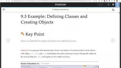 Daniel Liang C++ Section 9.3