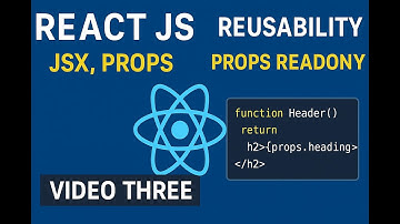 React JS Tutorial in Hindi #3 | JSX, Props, Reusability Explained with Examples @React #coding