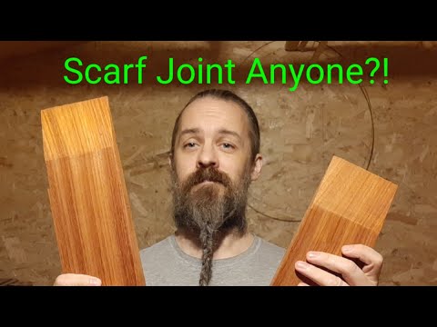 How I Cut My Scarf Joint - Steve Walker Guitars