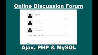 Online Discussion Forum System | PHP Projects
