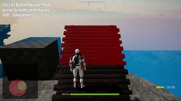 Test of Building  BattleRoyale Gamemode  in Unreal Engine 4