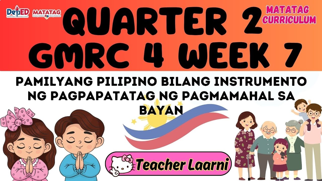 GMRC 4 QUARTER 2 WEEK 7 MATATAG CURRICULUM - YouTube