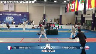 FE W F Individual Shanghai CHN GP 2016 T16 02 red PRESCOD USA vs THIBUS FRA