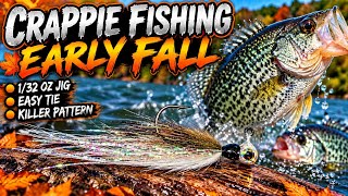 Crappie fishing early fall Baitfish Shad Jig made for cooler water