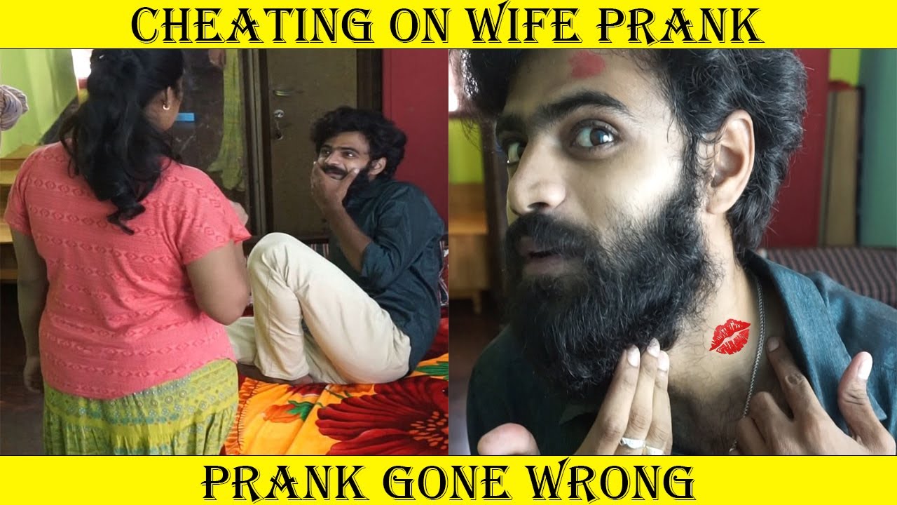 Cheating on wife | Lipstick mark Prank | Prank gone wrong | Prank on wife | Prank video #Part-1