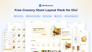 FREE Grocery Store Layout Pack for Divi | WooExpand by DiviExpand