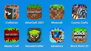 Craftsman, AtharCraft, Minecraft, Cosmic Crafts, Master Craft, MonsterCrafter, Adventure, BlockWorld screenshot 4