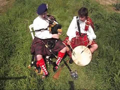 The Jacobite Piper plays O'Sullivan's March