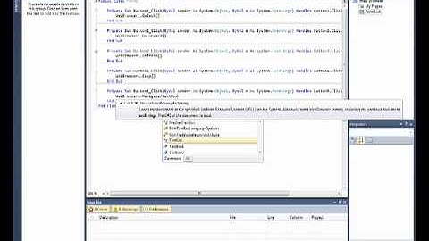How - To | Create An Advanced Web Browser In Visual Basic 2010 Express