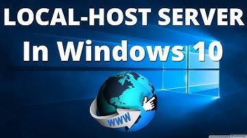 How To Setup A Local host Server In Windows 10 || Hindi