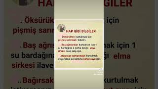 Hap Gibi #Doğal #Sağlık Bilgileri