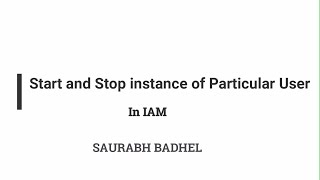 Start and stop instance from particular users screenshot 3