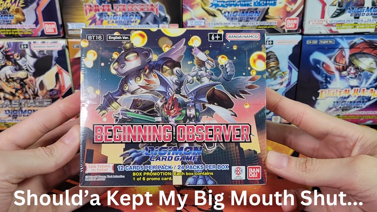 Digimon Card Game Beginning Observer Opening - Open Mouth Insert Foot...
