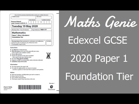 Video: Gcse maths resits 2020 ni lini?