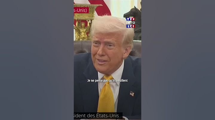 Donald Trump évoque un risque de "3e guerre mondiale si on ne fait pas attention.｜LCI