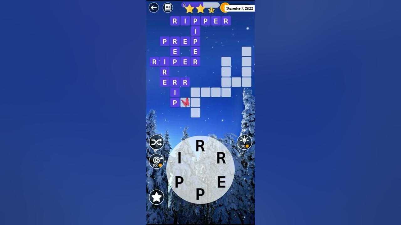Wordscapes Daily Puzzle December 7, 2022 Answers YouTube