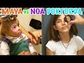 Maya ve Noa'nın Göz Muayenesi|  Bizim Aile Eğlenceli Çocuk Videoları