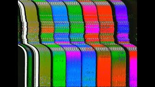 Rainbow Waterfalls - Analog Glitch Video Synth Retro Visualizer Ambient Experimental BG Music