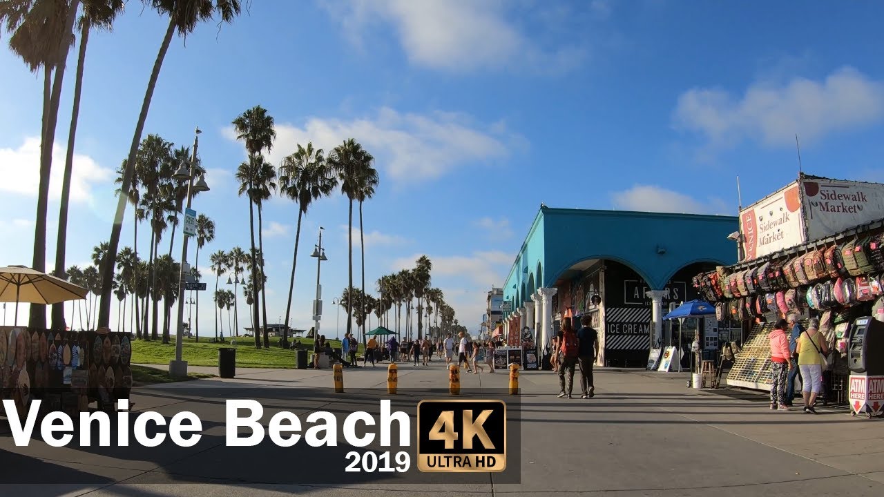 Venice Beach Walking Tour Loss Angeles 2019 4k You Venice Beach Walking Tour Loss Angeles