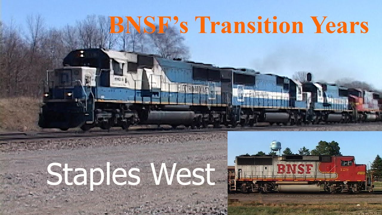 BNSF's Transition Years 2006-2008 (BNSF's Staples West full video)