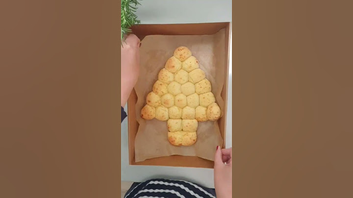 How to make Cheese Bread Christmas Tree