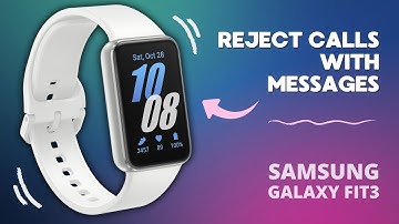 How to Reject Incoming Calls with Messages on Your Samsung Galaxy Fit 3: A Quick Guide