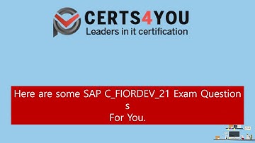 C_FIORDEV_21 Exam Dumps