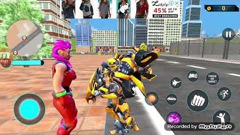 Optimus Prime Multiple Transformation Jet Robot Car Game 2020 - Android Gameplay