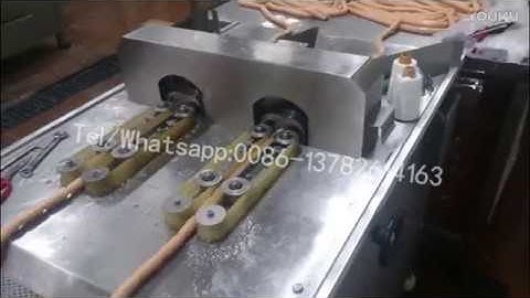 Industrial sausage Double Wire Perfect Binding Machine/sausage knot making machine