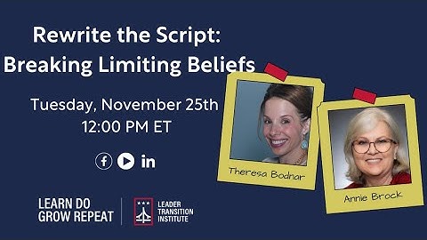 Rewrite the Script: Breaking Limiting Beliefs 📱