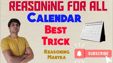 TOPIC-CALENDAR || PART 1 || BASIC TO HIGH || TRICK || SUBJECT-REASONING || BY ADV. SUBODH GAUTAM