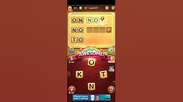 Word Connect Level 65 Solution @GamingTricks40