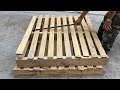 Extremely Bold Woodworking Idea From Old Pallets - Build A Beautiful And Cheap Tea Table From Pallet