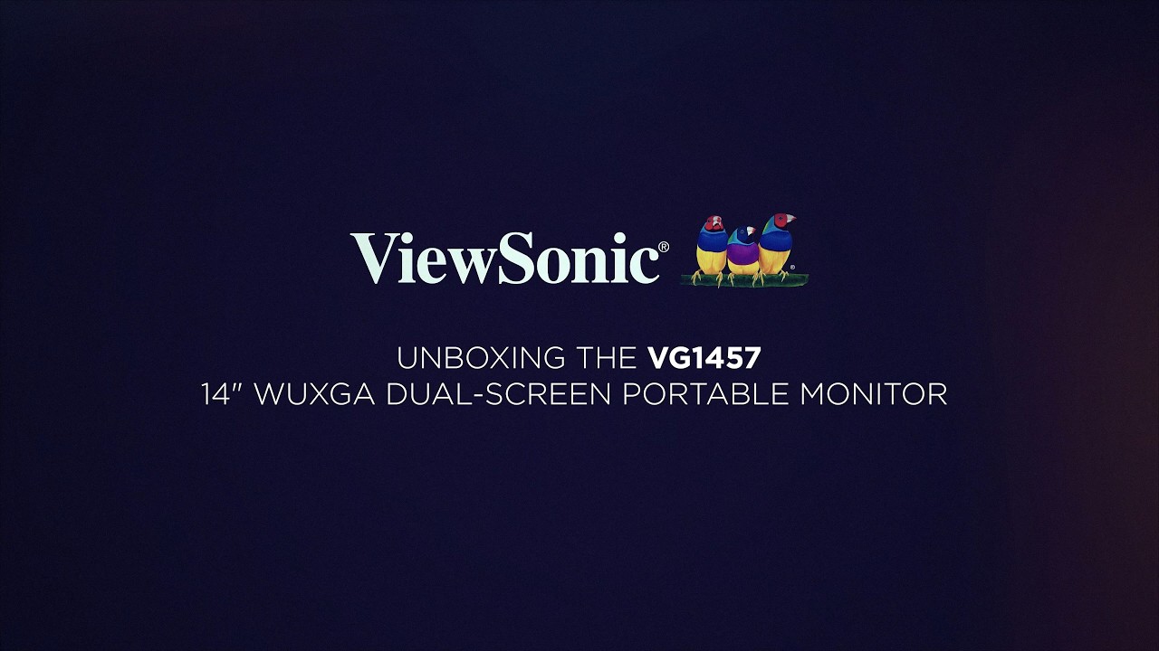 Unboxing the VG1457 Dual-Screen Portable Monitor