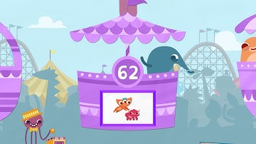 Learn numbers 61 62 63 for Kids Endless 123 Kids Mobile Game #preschoolers #math #counting