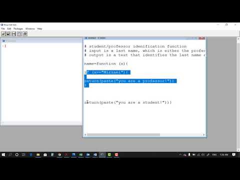 How to create a simple function in R with logical conditions - YouTube