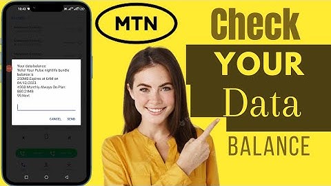How To Check MTN Data Balance | Check MTN Data Balance Via Sms And Ussd Code