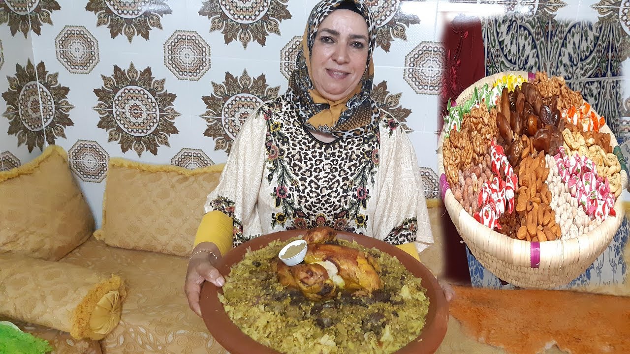 رفيسة بالدجاج البلدي و المجبنة مع اجواء عاشوراء مع مي المزابية