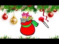 Cara menggambar Kado Natal -  Berwarna-Warni - Belajar bahasa Inggris - Pelajari Warna
