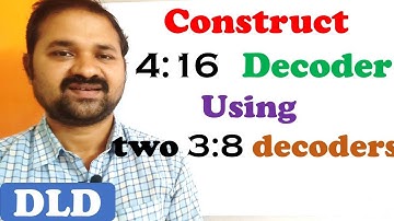 Construction of 4  * 16 Decoder using Two 3 * 8 Decoders | Digital Logic Design |Digital Electronics