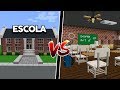 Batalha de Construção: QUEM FAZ A MELHOR ESCOLA NO MINECRAFT!