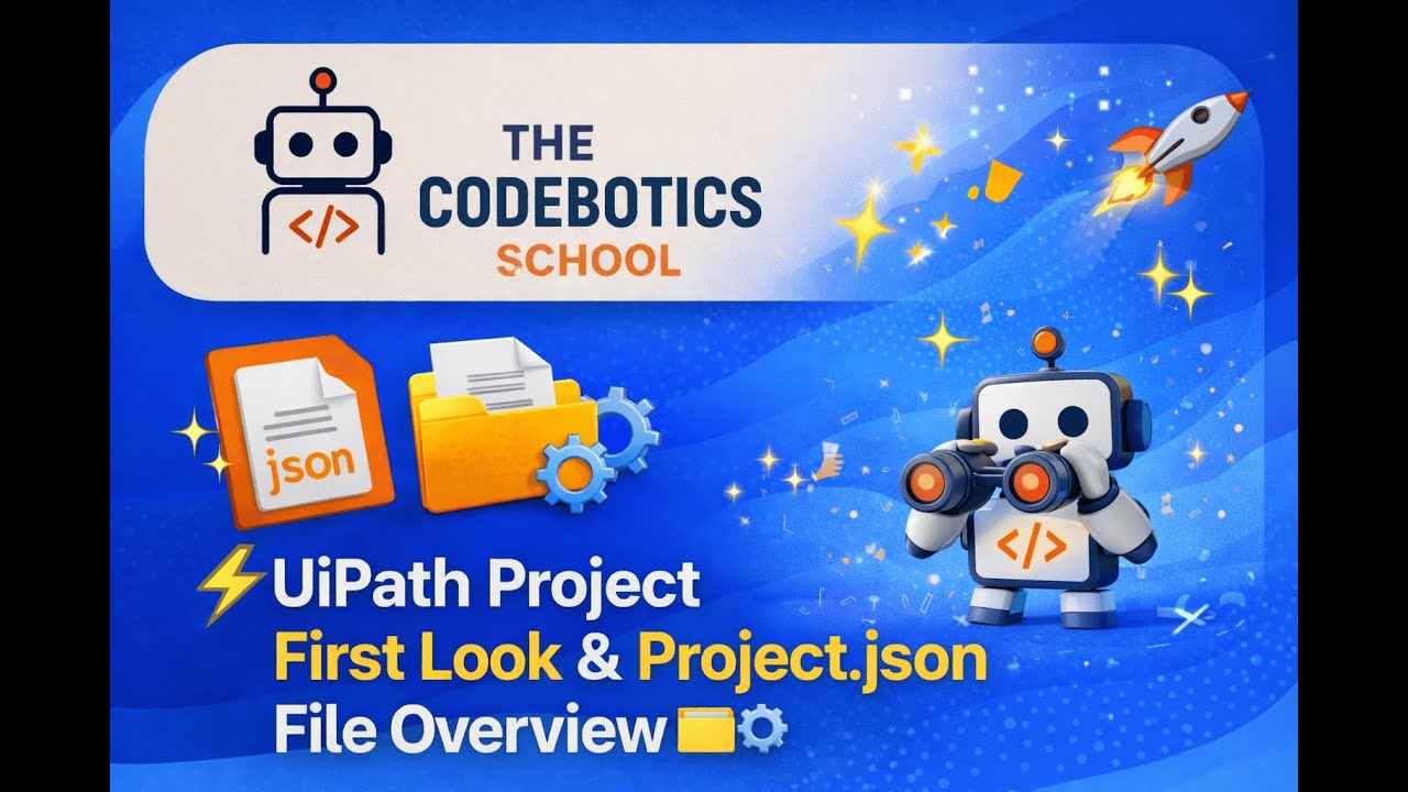 ⚡ UiPath Project First Look & Project.json File Overview 📁⚙️ - YouTube