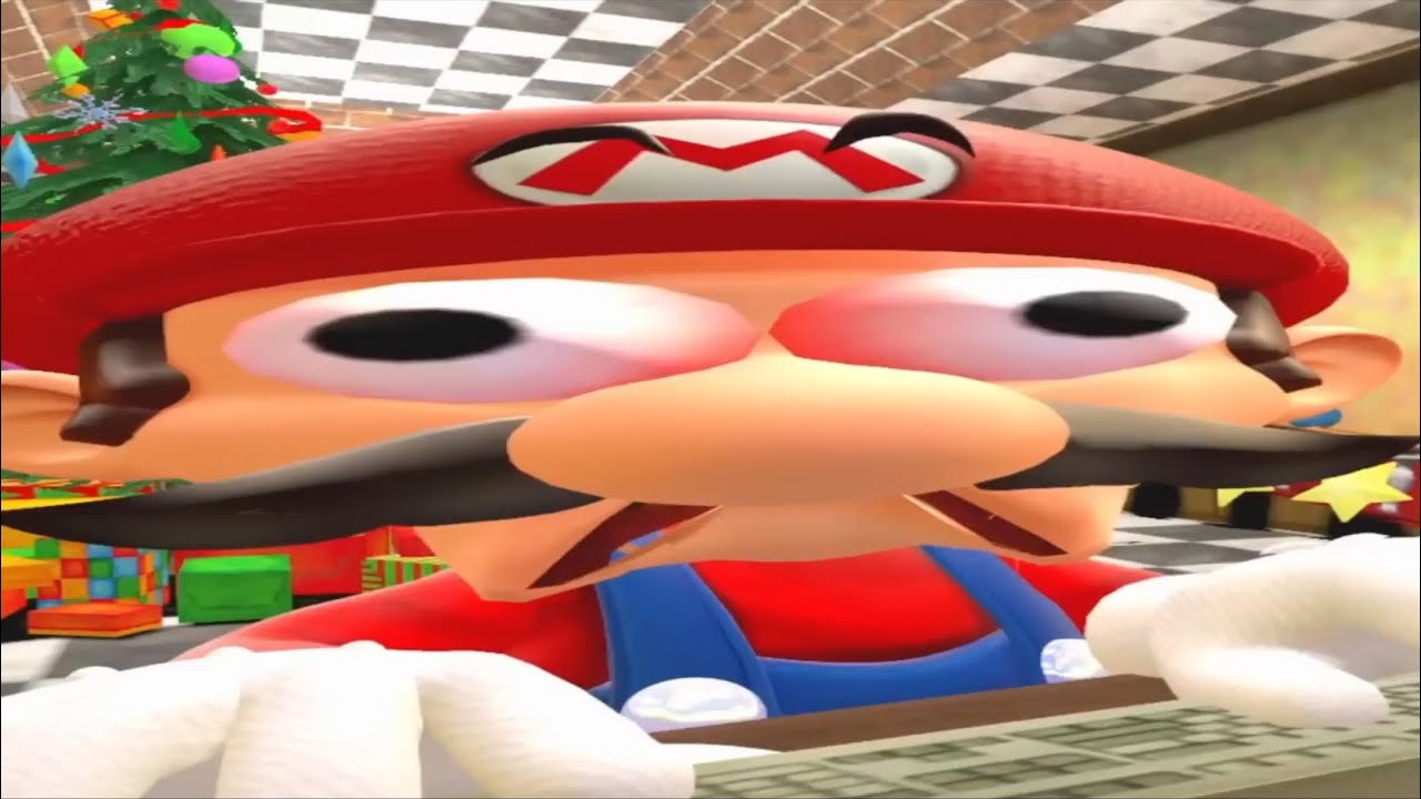 Mario Stares at Roblox Doors Eye (SMG4) YouTube