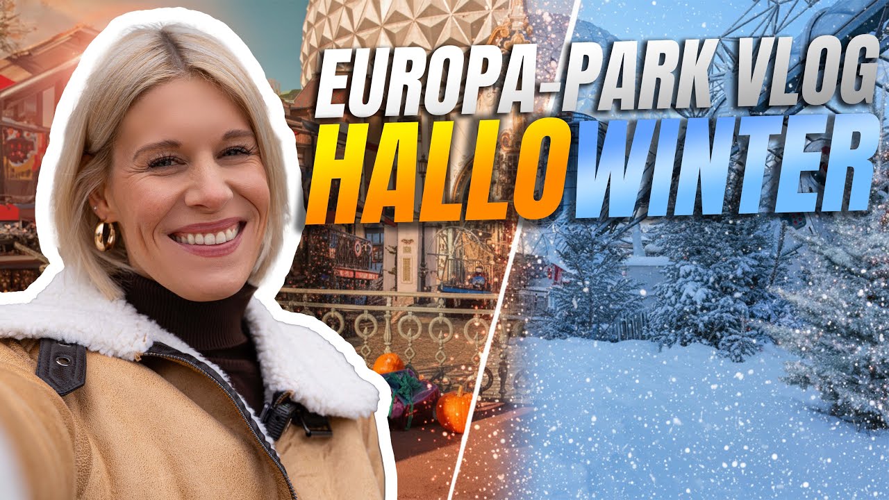 Europa-Park HALLOWinter Vlog 🎃✨ - Zwei Saisons an einem Tag + Neuer Themenbereich 2026-Update