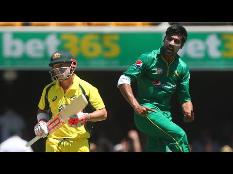 Awesome Amir Removes Warner Smith Australia V Pakistan 2016 17 ODI Series