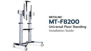 ขั้นตอนการติดตั้ง MT-F8200 l ขาตั้งแบบล้อเลื่อนรองรับจอใหญ่ แข็งแรง มาพร้อมชั้นวางกล้อง